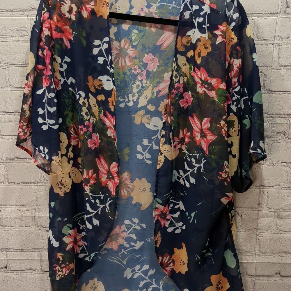 Floral Sheer Kimono